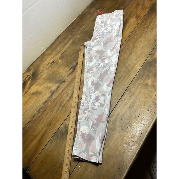 Spanx Blush Bloom Abstract Floral Jean Ish Jegging Legging Ankle Pants Medium - Picture 9 of 9